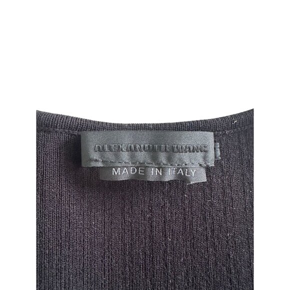 ALEXANDER WANG Black Cold Shoulder Sweater Top Size XS - Picture 7 of 8